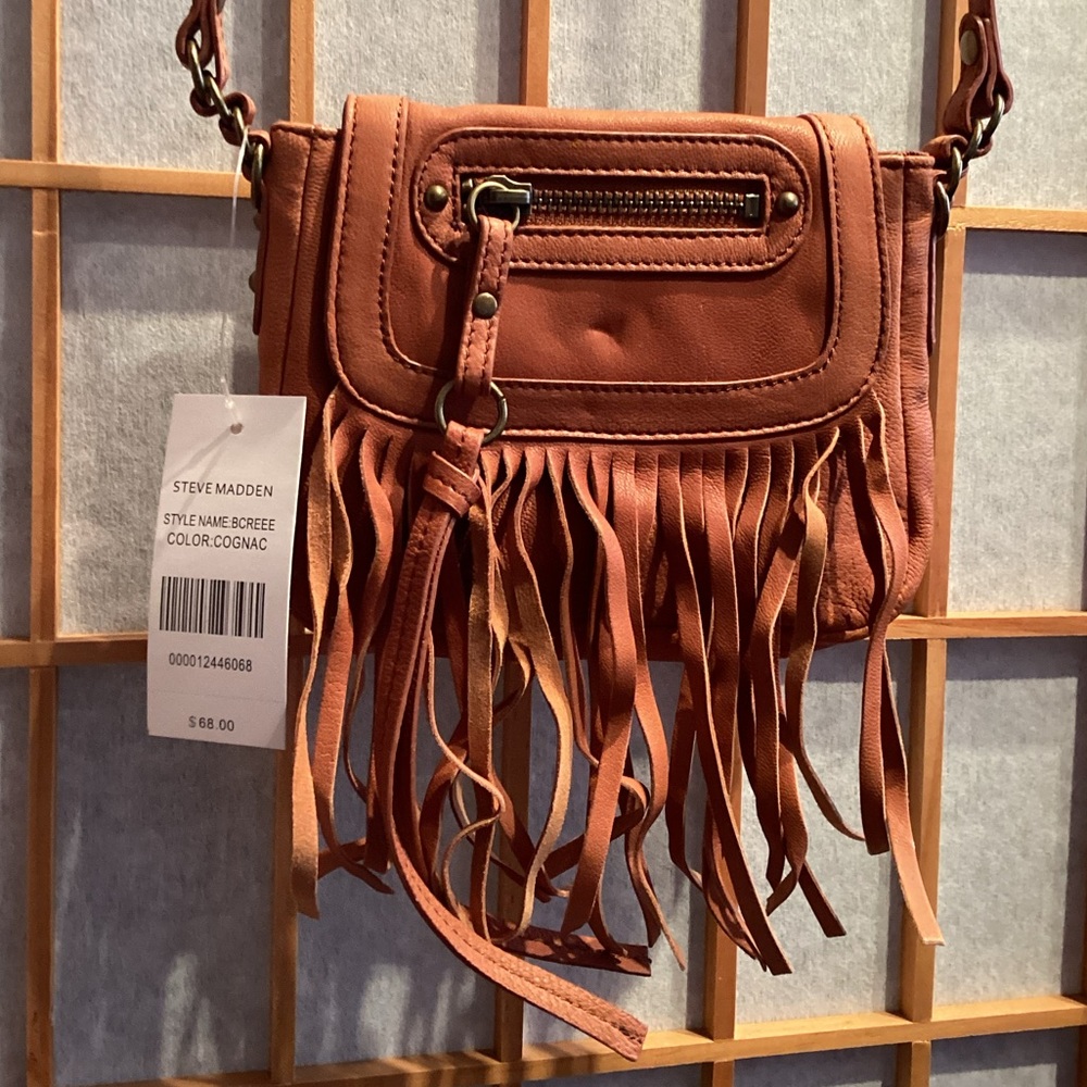 Steve Madden Bcreee Cognac Crossbody Bag